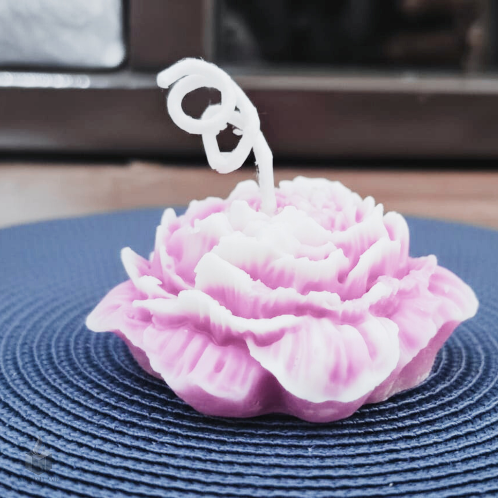 Peony Flower Handmade Scented Candle