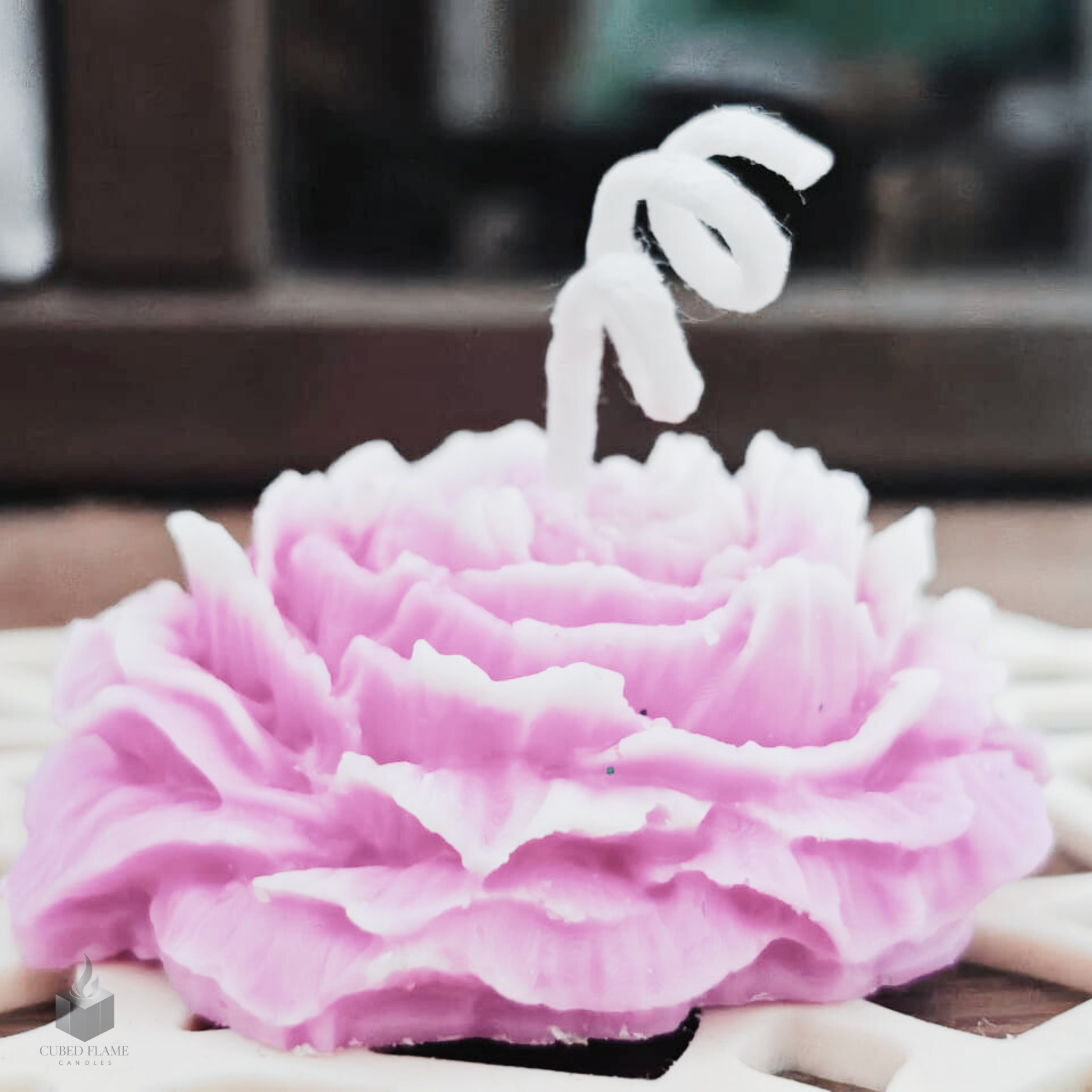 Peony Flower Handmade Scented Candle