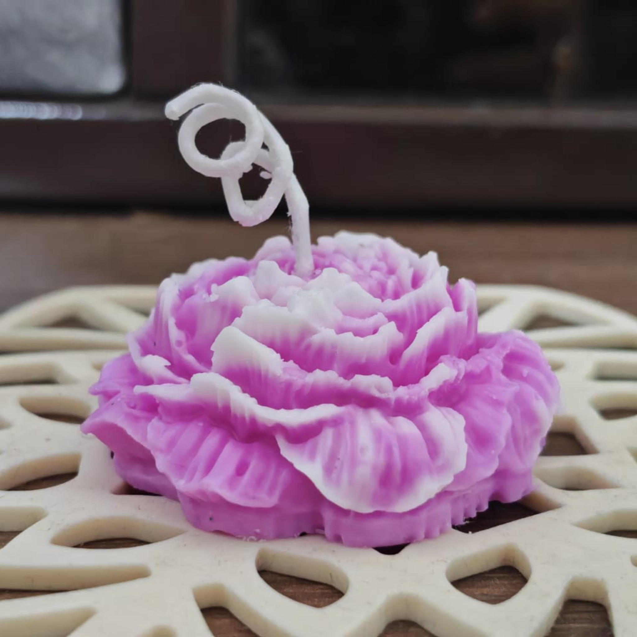 Peony Flower Handmade Scented Candle