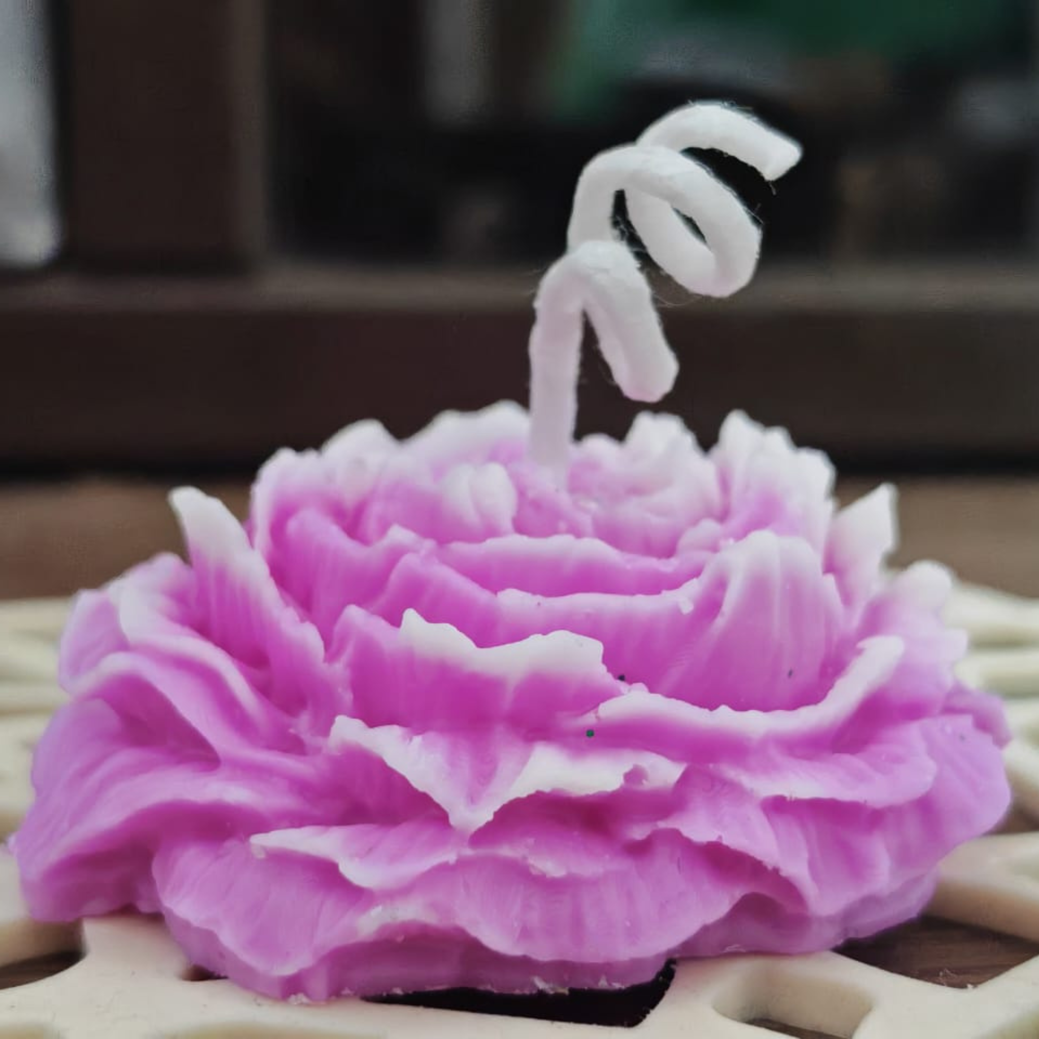 Peony Flower Handmade Scented Candle