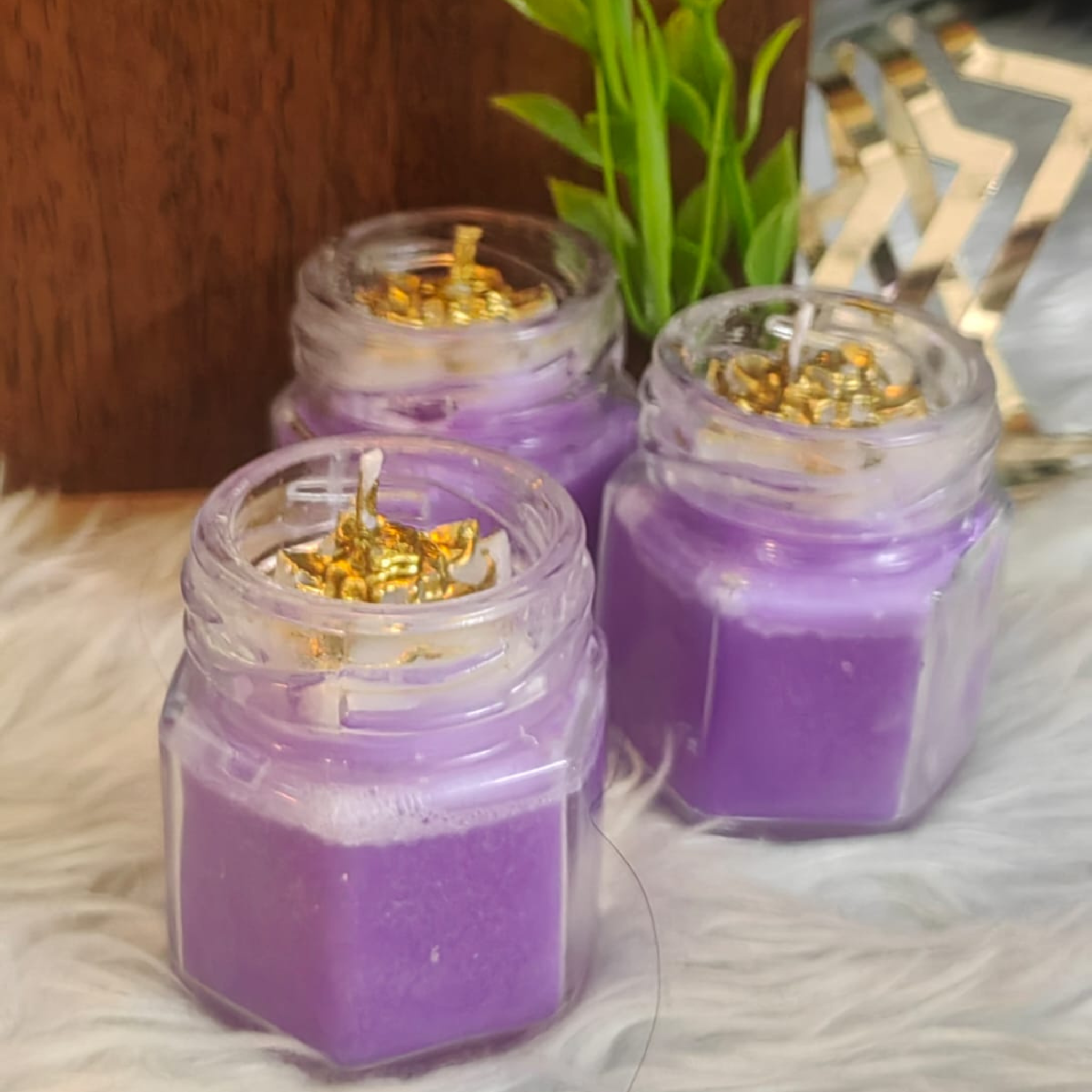 Purple Sandal Spells scented candle