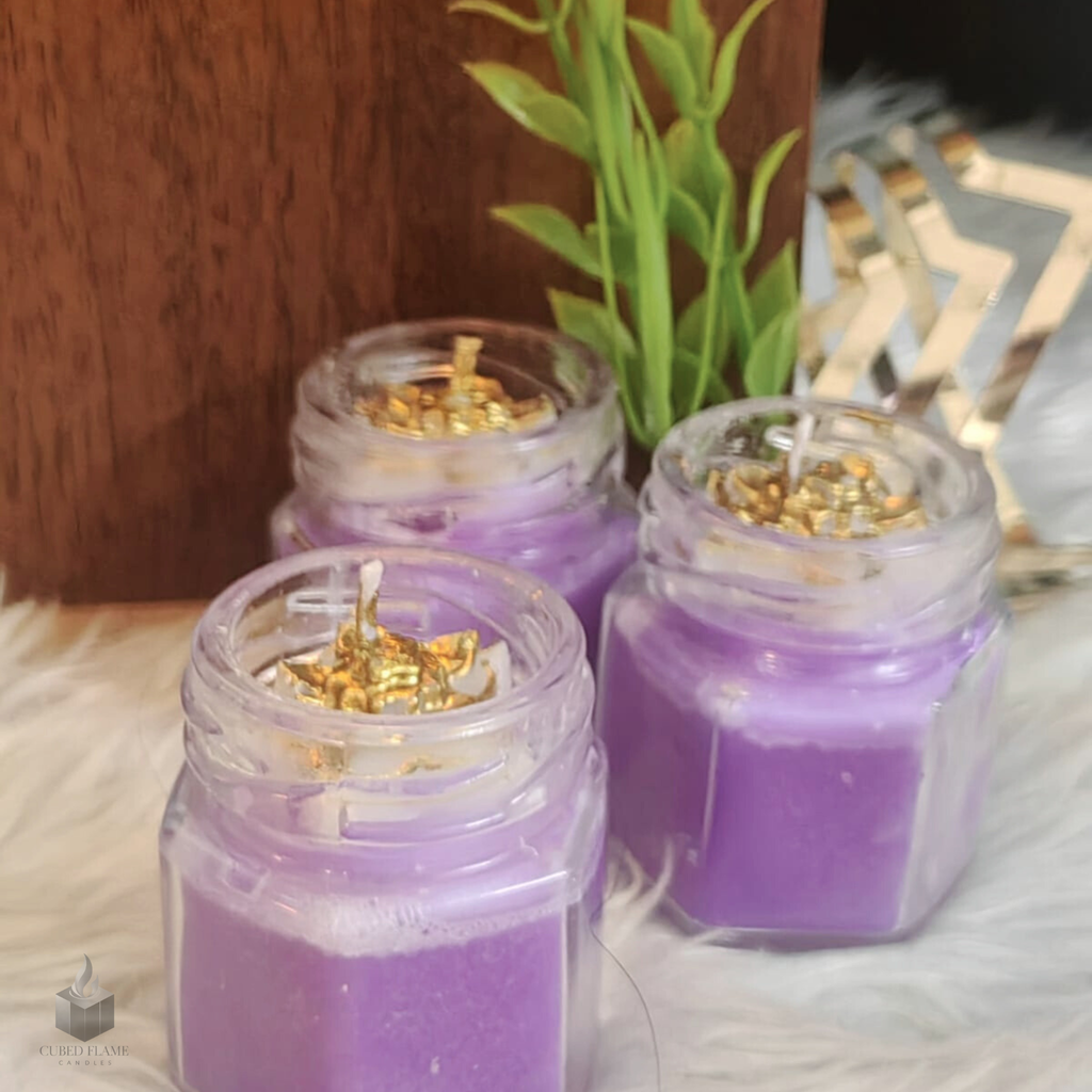 Purple Sandal Spells scented candle
